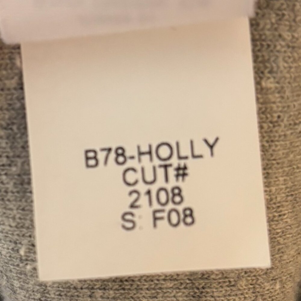 perfectwhitetee Holly Velour Sweatpant in Heather Grey Size XS - Picture 5 of 7
